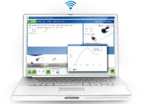 専用ソフトの無線で連携