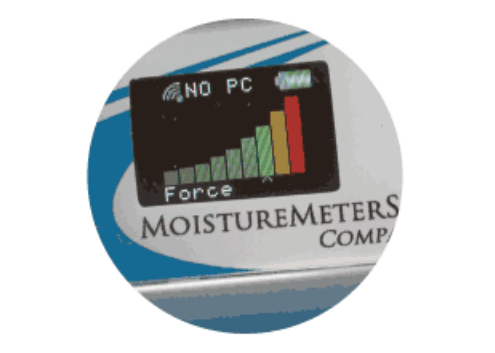 角質水分計の接触圧表示
