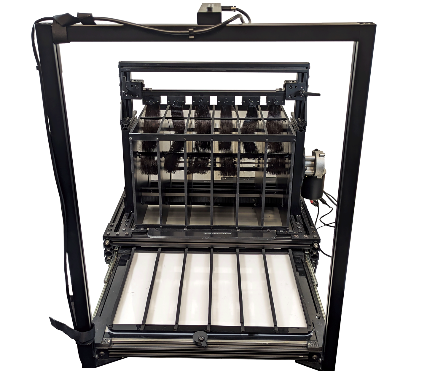 自動クシ通り切れ毛テスター