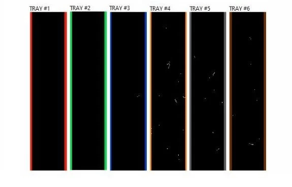 毛髪の収集トレイシステム